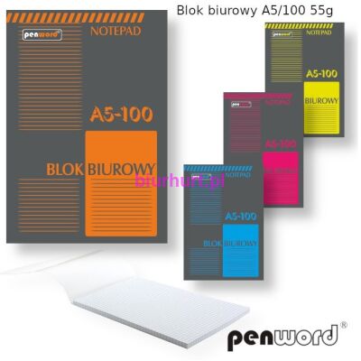 Blok biurowy A5 100k.krata PSH