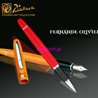 PICASSO OLIVIER pióro wieczne czerwon