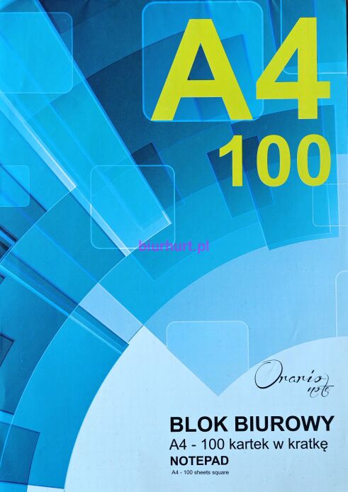 Blok biurowy A4  50k.krata ORARIO